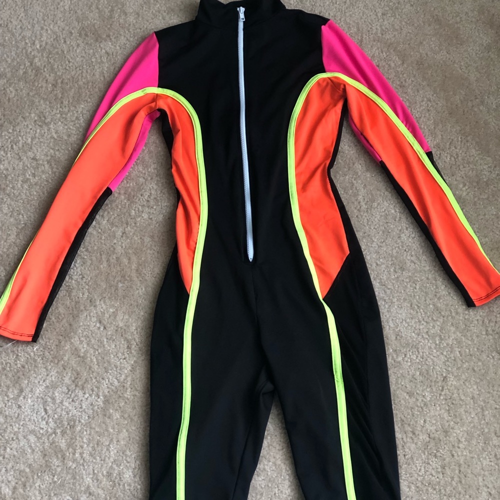 Neon and Black jumpsuit